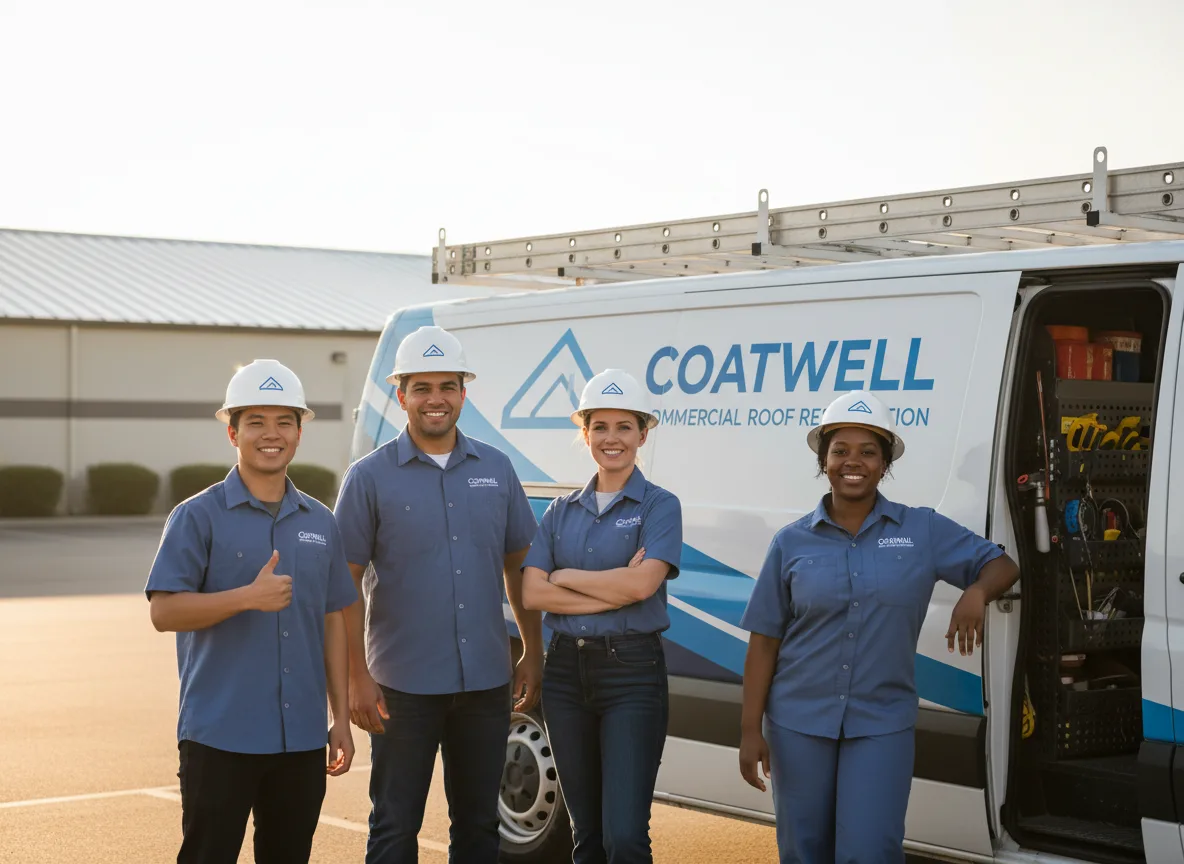 Commercial roof coating company in Channing, MI